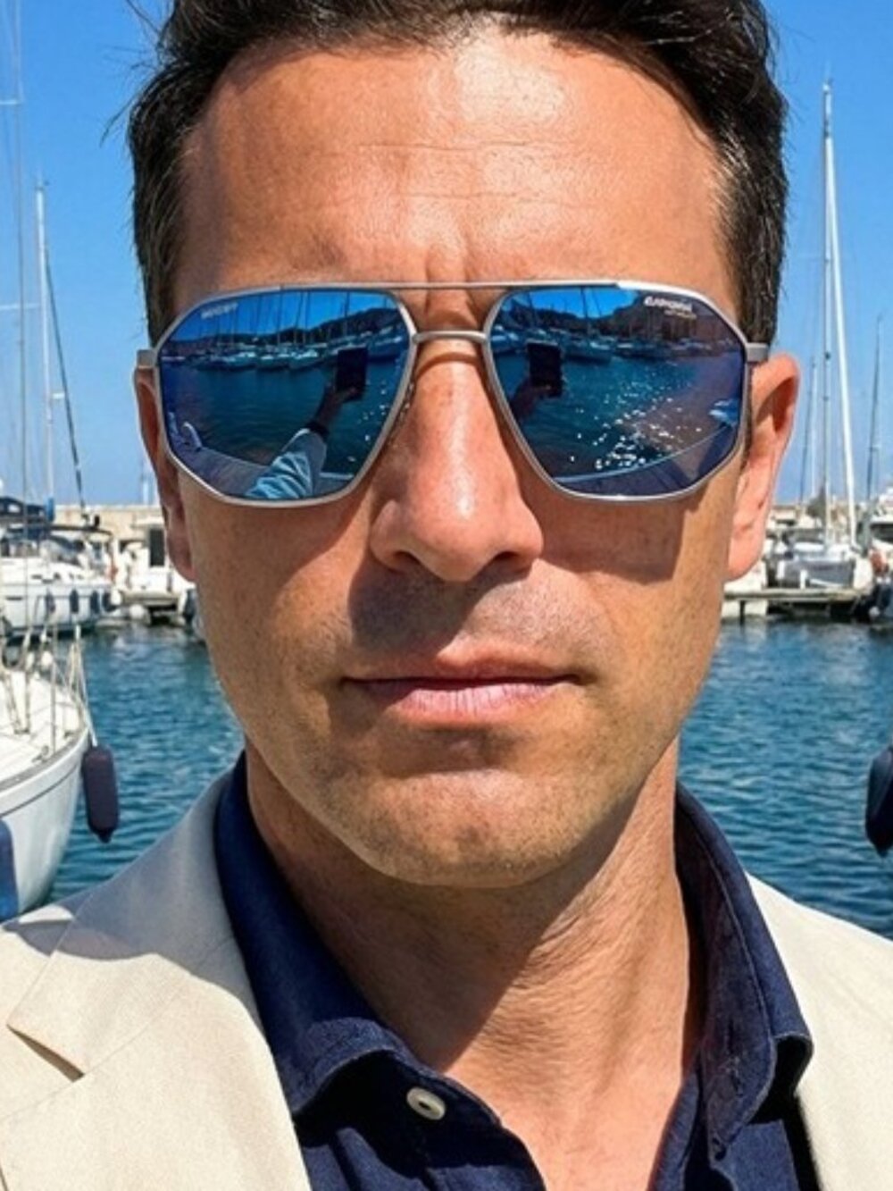 Carrera Ducati CARDUC 037/S 0CTL XT Sunglasses Ruthenium Aviator Frame
